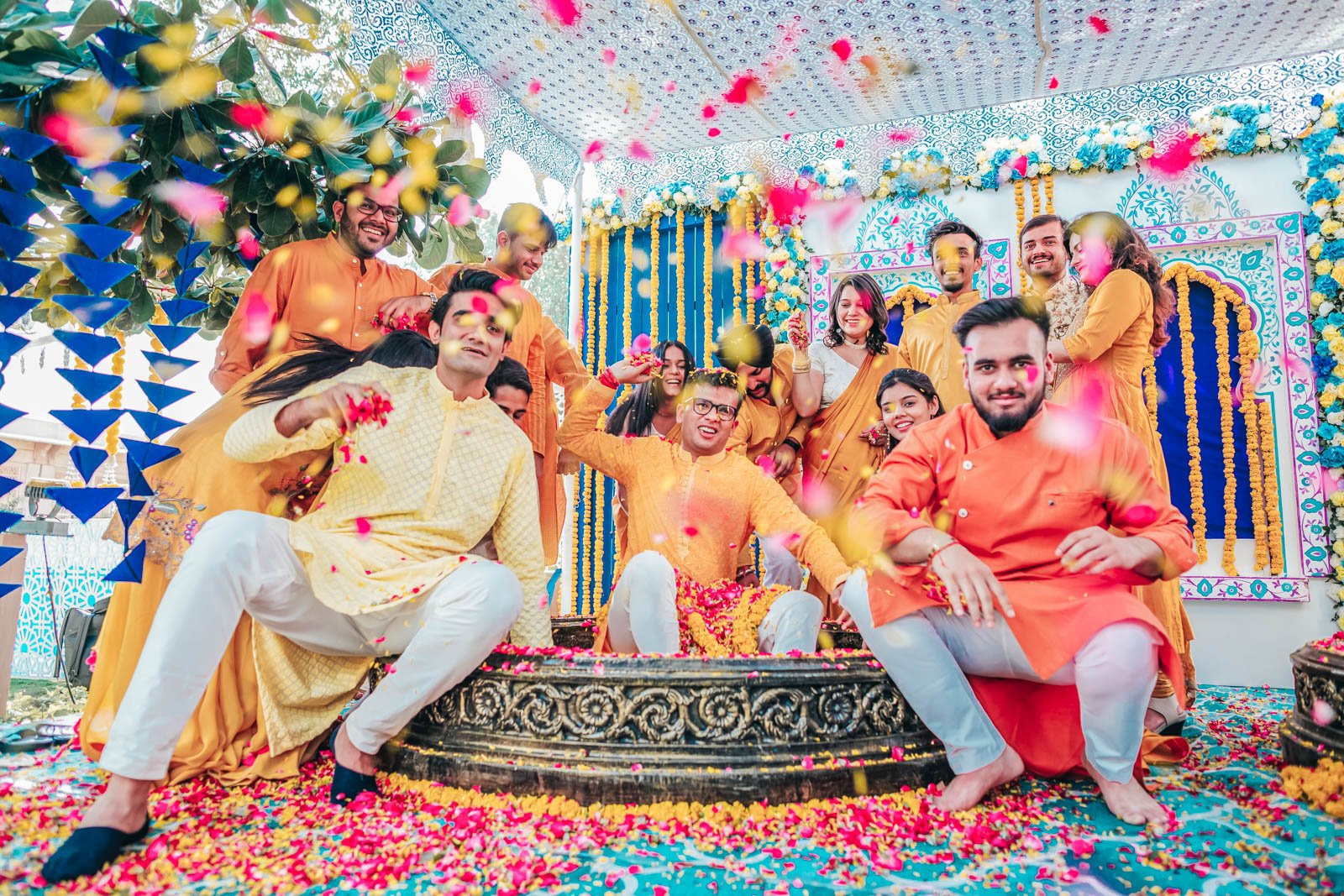 haldi moments Jaipur wedding photography